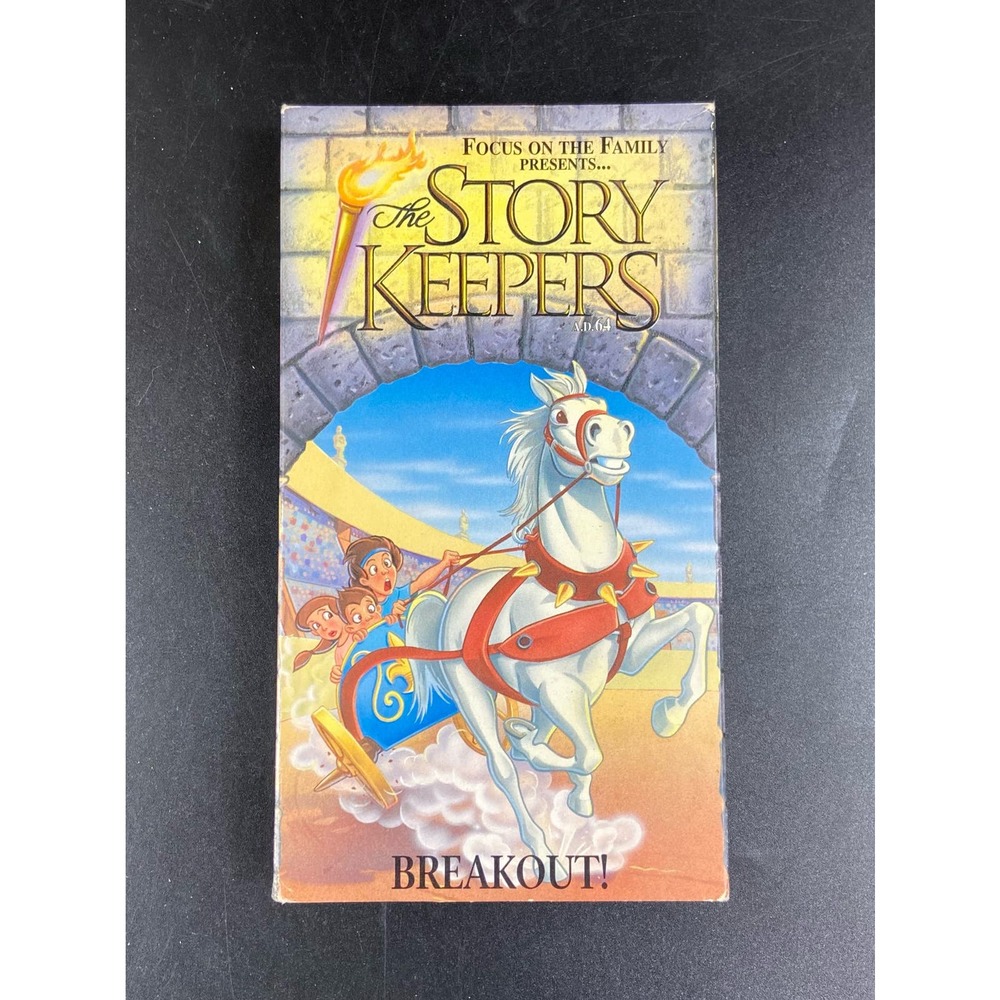 The Story Keepers Breakout VHS Vintage Cartoon Movie  Tape
